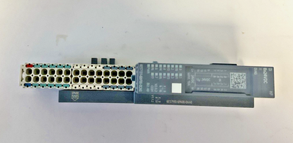 SIEMEN 6ES7 132-6BF00-0CA0 8X24VDC DIGITAL INPUT MODULE W/BASE AND END MODULE
