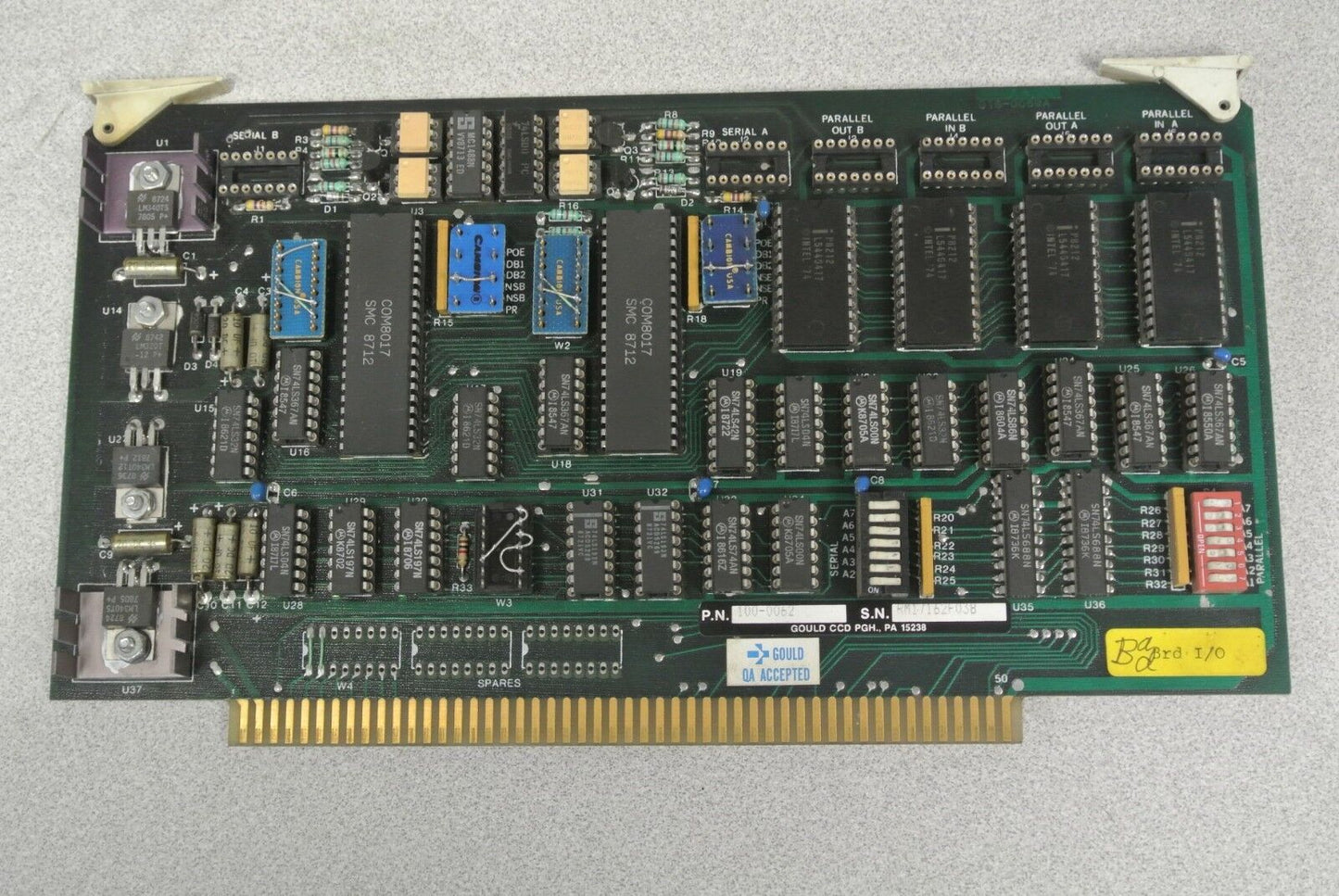 MODICON 100-166 BOARD, DNP II AXIS + 100-062 BOARD I/O INTERFACE 16/16/2