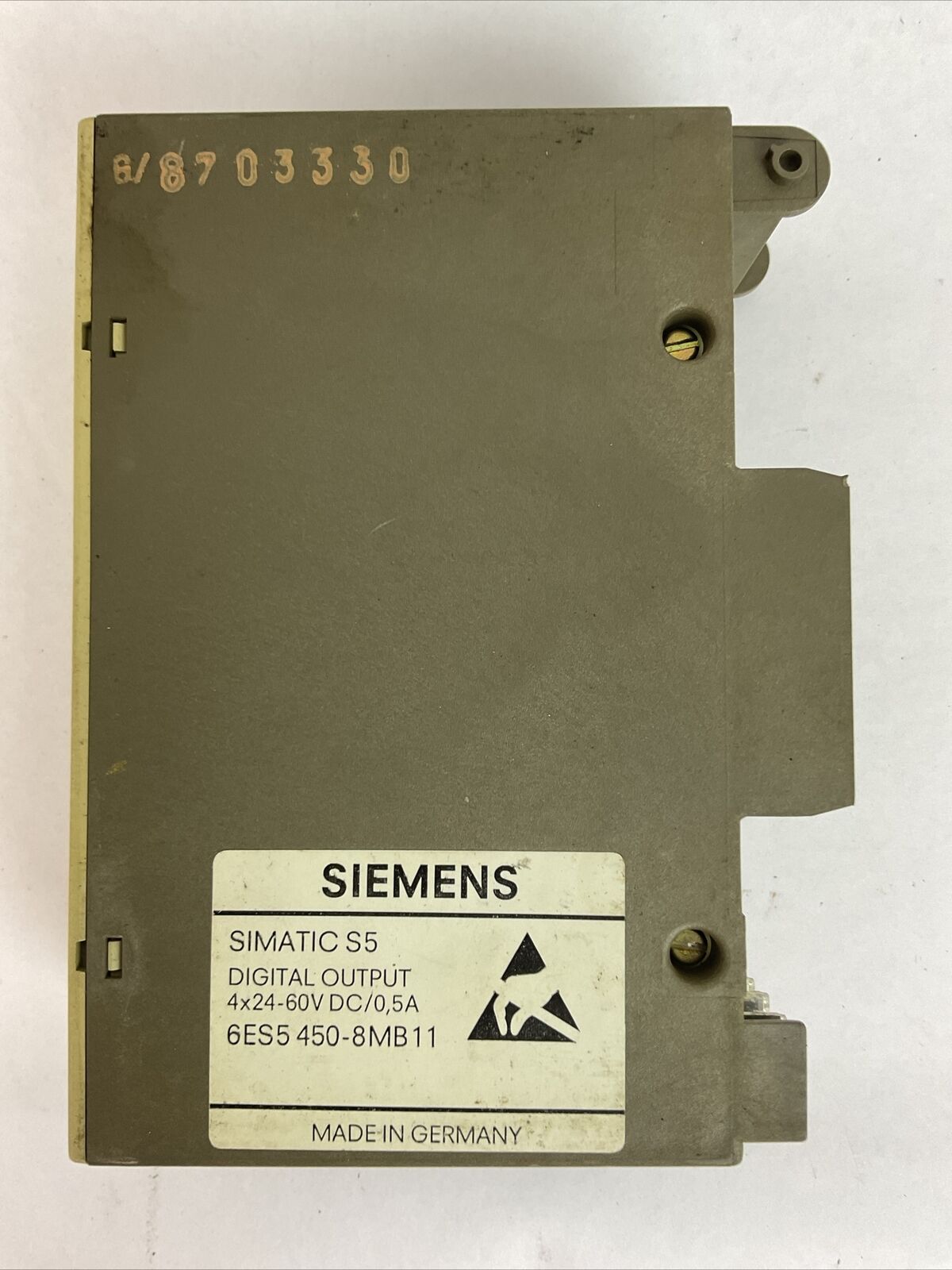 SIEMENS SIMATIC S5 6ES5 450-8MB11 DIGITAL OUTPUT 4 x 24-60VDC / 0.5A