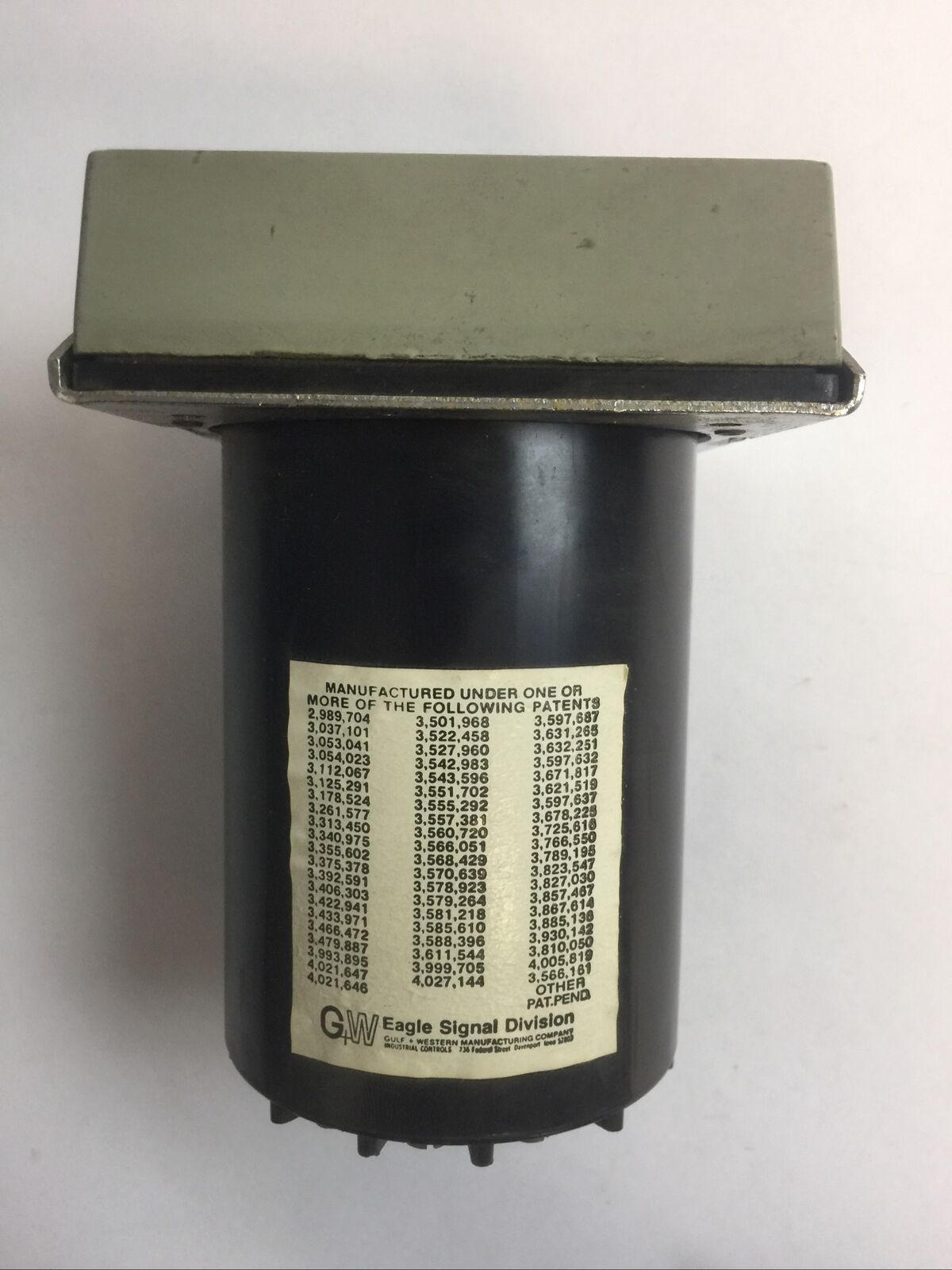 EAGLE SIGNAL HP517A601 TIMER 120VAC 10A 0-5SECONDS