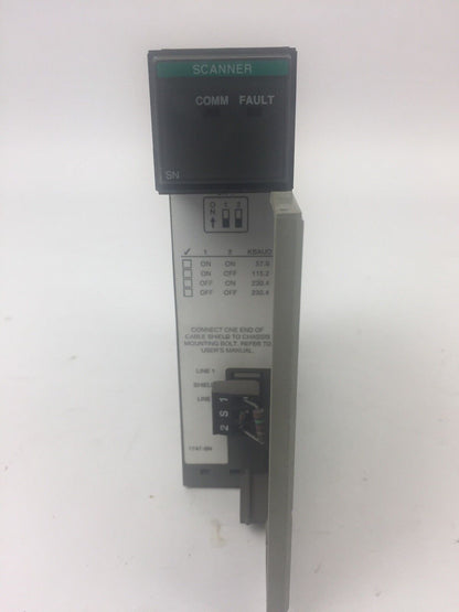 ALLEN BRADLEY 1747-SN REMOTE I/O SCANNER MODULE SER B