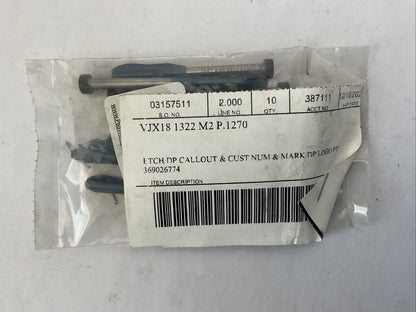 DAYTON VJX18 1322 M2 P.1270 PUNCH (BAG OF 10)