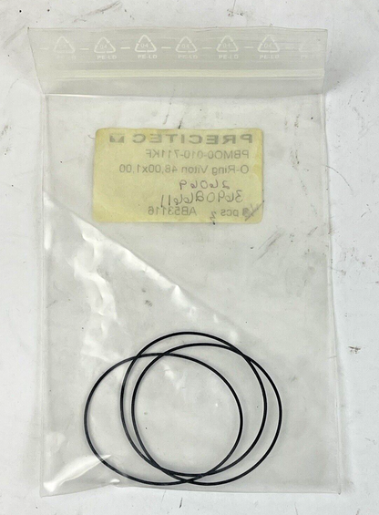 PRECITEC *LOT OF 3* - PBMO0-010-711KF - O-RING REPLACEMENT, O-RING VITON-AB53116