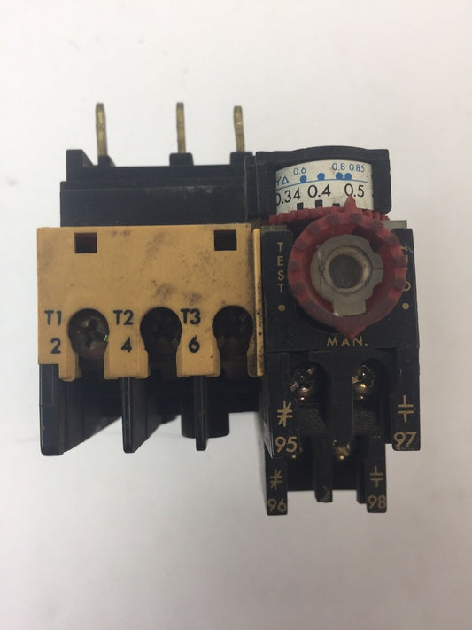 ALLEN BRADLEY 193-BSA50 OVERLOAD RELAY SER A 0.34-0.50A