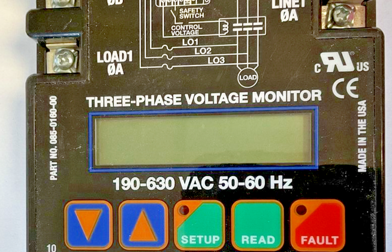 COPELAND 085-0160-00 THREE PHASE VOLTAGE MONITOR 190-630VAC 50-60HZ