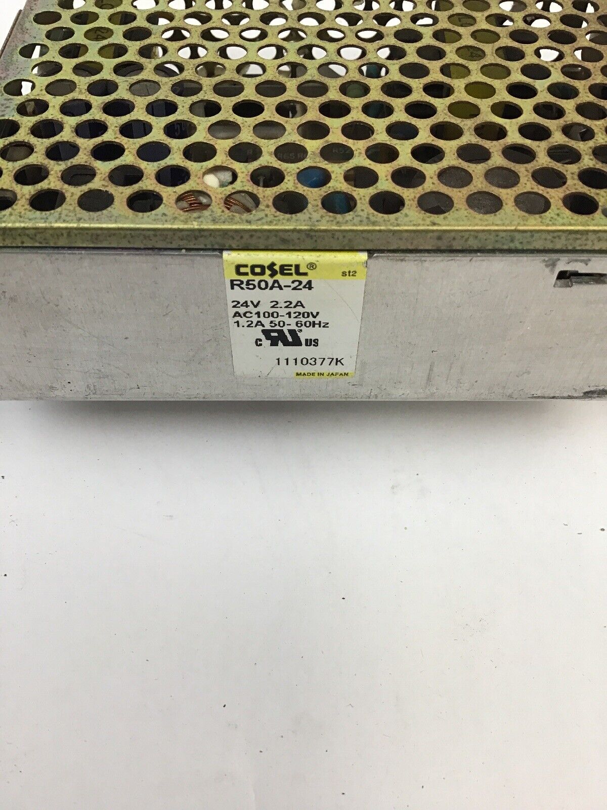 COSEL R50A-24 POWER SUPPLY 24V/ 2.2A AC100-120V 1.2A 50-60Hz