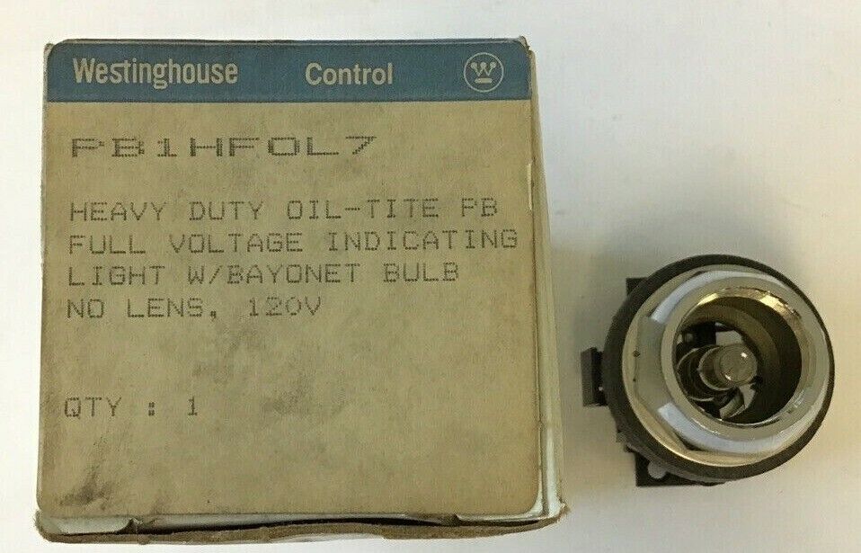 WESTINGHOUSE PB1HFOL7 OIL-TITE PUSHBUTTON 120V