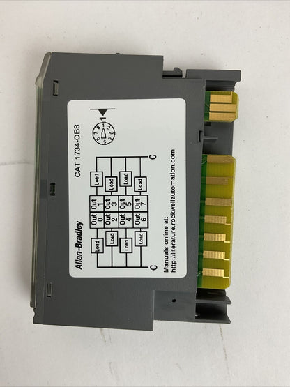 ALLEN BRADLEY 1734-OB8 SER C FW 3.022 OUTPUT MODULE