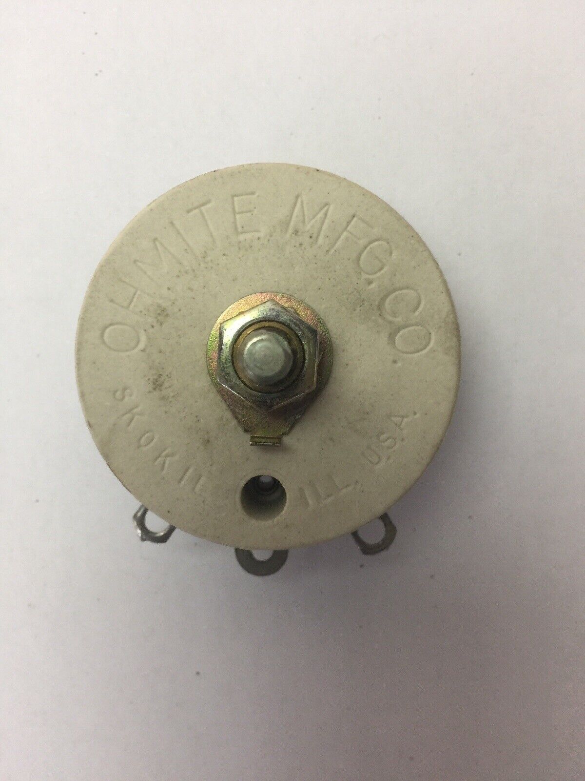 OHMITE RJS25K RHEOSTAT 50 WATT 25K OHM MODEL J