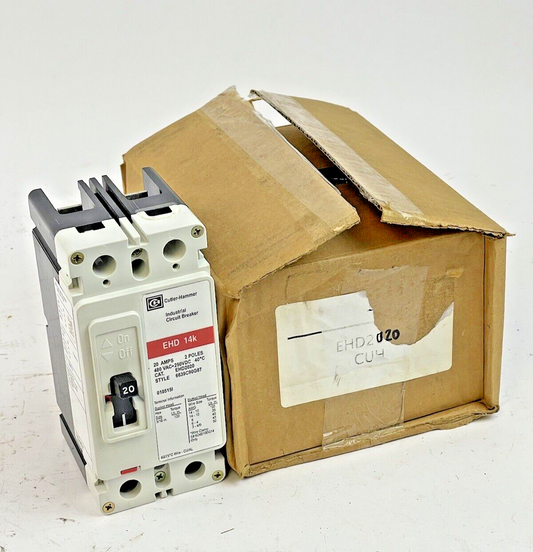 CUTLER-HAMMER - EHD2020 - CIRCUIT BREAKER - 20A, 2POLE, 480VAC