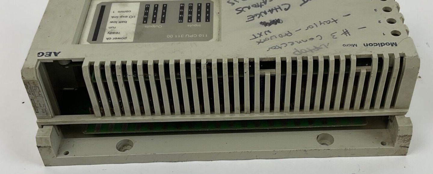 SCHNEIDER AUTOMATION MICRO 110 CPU 311 00 MODICON CPU CONTROLLER