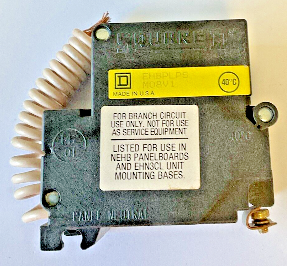 SQUARE D EHBPLPS CIRCUIT BREAKER 277VAC 50/60HZ 24VDC