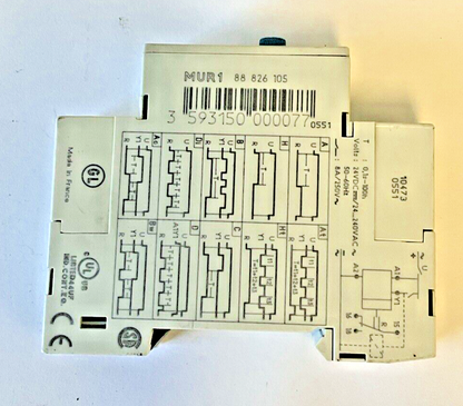 CROUZET MUR1 88826105 TIME RELAY 24VDC 250VAC 8A 50-60HZ