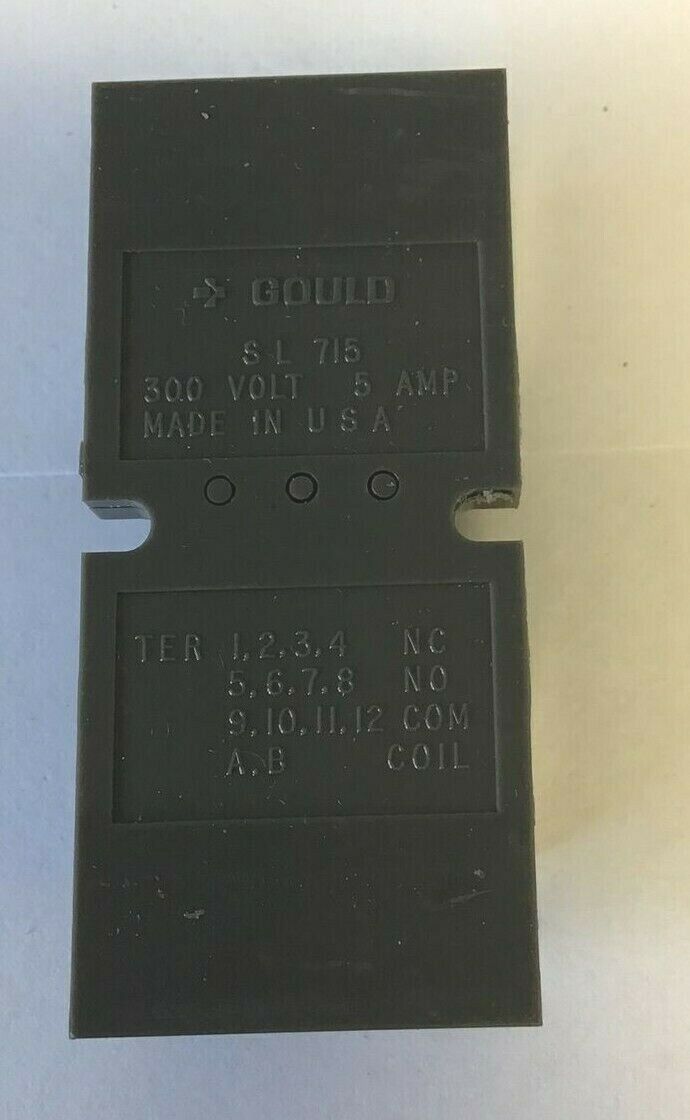 GOULD H50SL715 RELAY SOCKET ****LOTOF25****