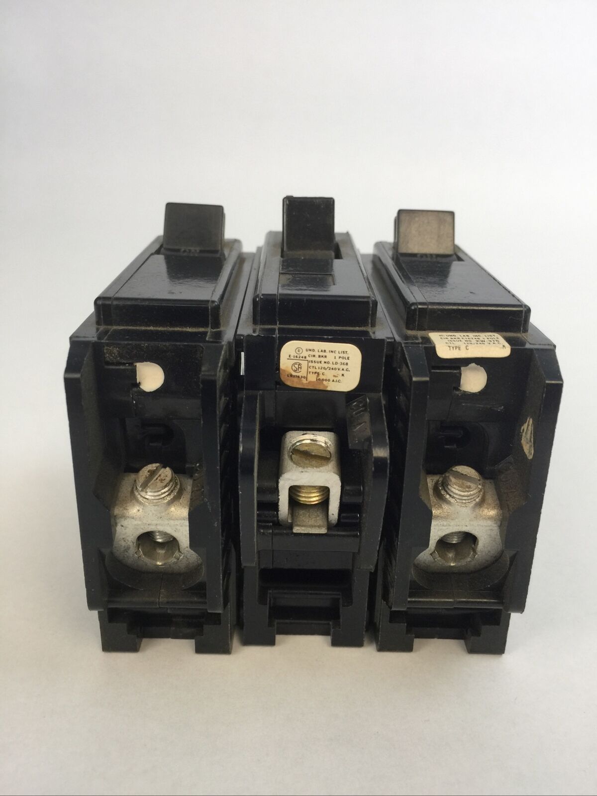 SYLVANIA C140 CIRCUIT BREAKER 40AMP 120/240VAC 1POLE TYPE C (LOT OF 3)