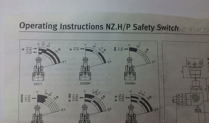 EUCHNER SAFETY SWITCH NZ2HB-3131 , AC-15 4A 50V, DC-13 4A 24V