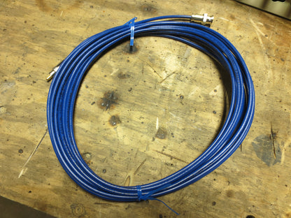 07-20-1793 / BNC MALE to RCA MALE 25-FOOT CABLE - NEW SURPLUS in PACKAGE - BLUE