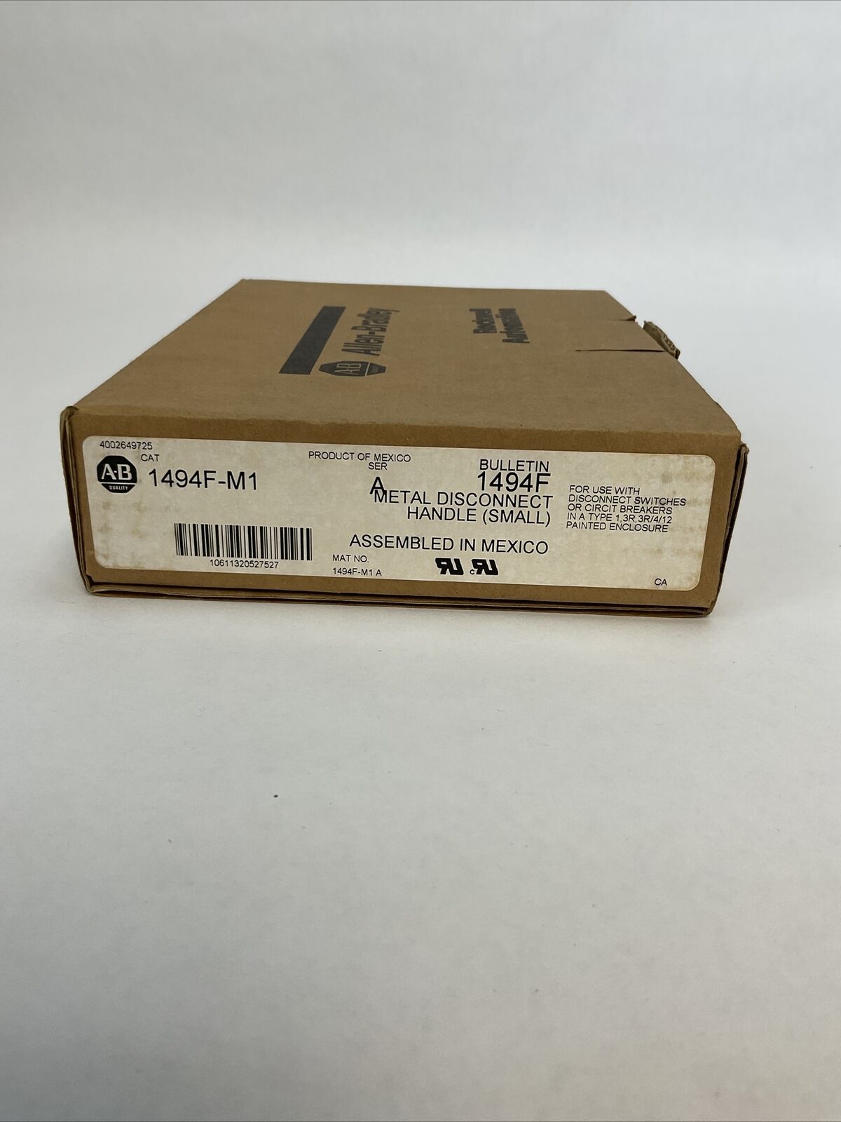 ALLEN BRADLEY 1494V-DH622-A DISCONNECT SWITCH KIT FUSIBLE 200A 600V