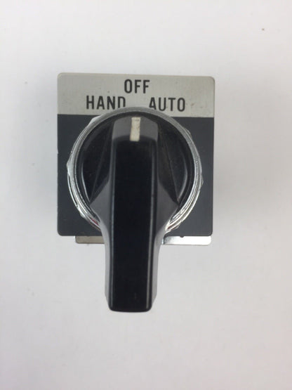 CUTLER HAMMER 10250T3023 SELECTOR SWITCH WITH 10250T/91000T/E34 CONTACT