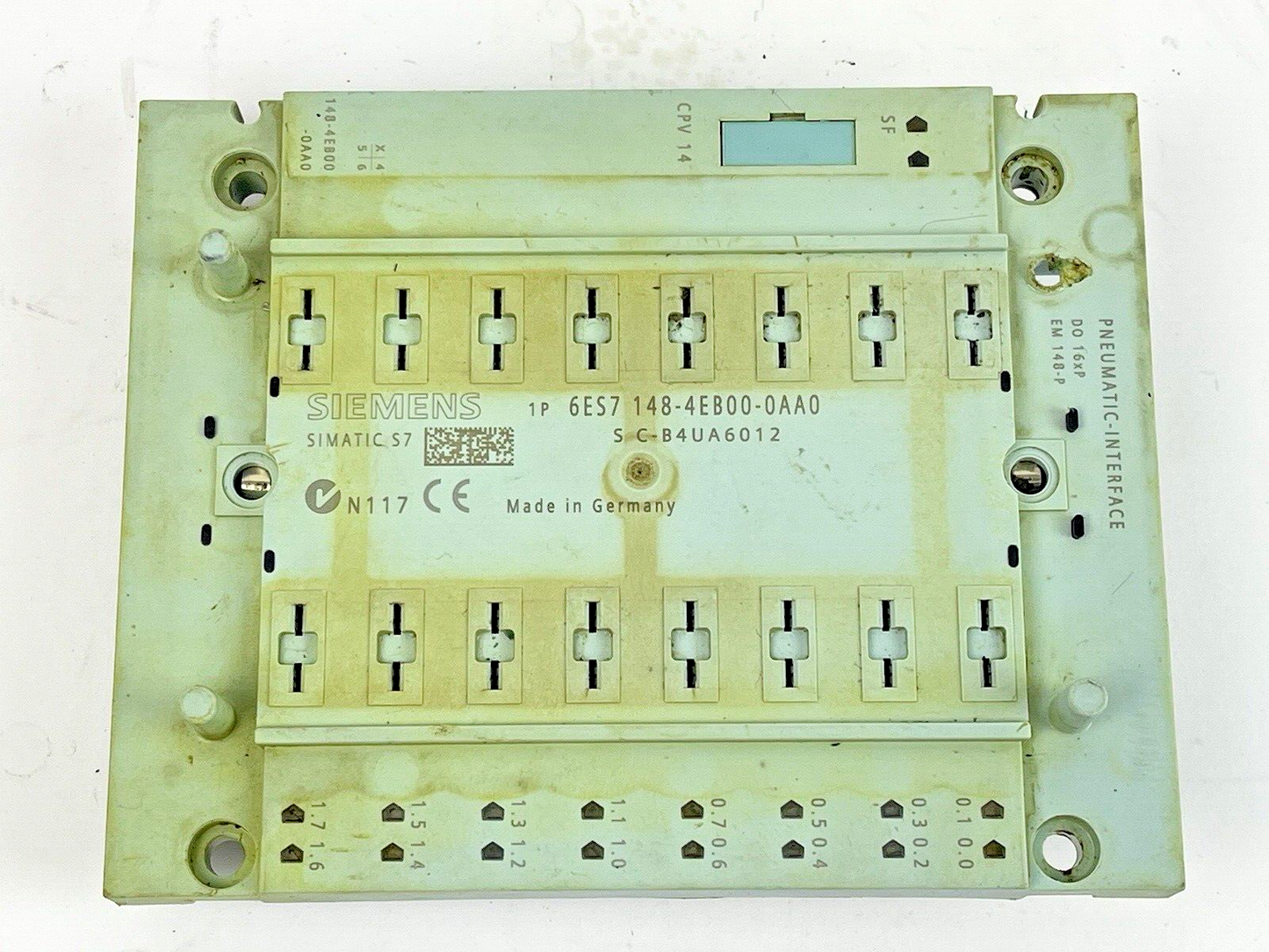 SIEMENS - 6ES7 148-4EB00-0AA0 - SIMATIC S7 PNEUMATIC INTERFACE FOR ET 200 PRO