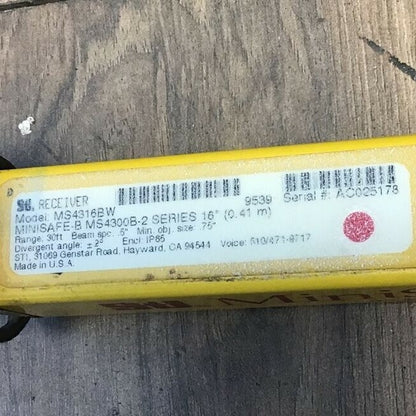 STI TRANSMITTER AND RECEIVER MS4316BW 16"  RANGE:30FT