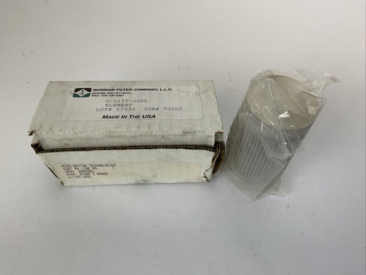 NORMAN FILTER COMPANY U-115T-2XDL ELEMENT FILTER