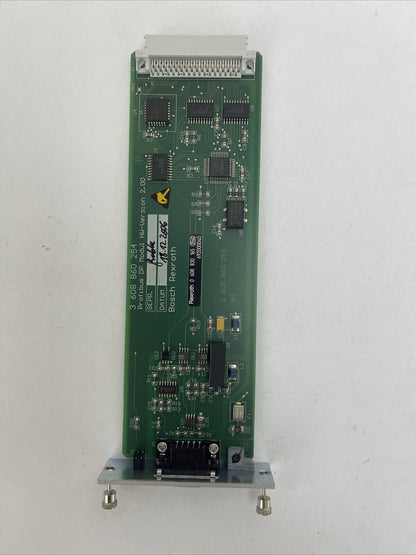 BOSCH REXROTH 0 608 830 165 SMPDP PROFIBUS DP MODULE HW-VERSION 2.00 3608860254