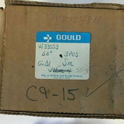 GOULD C9-24 KSS3 CLUTCH CONTROL SWITCH 60DEGREE 3POS