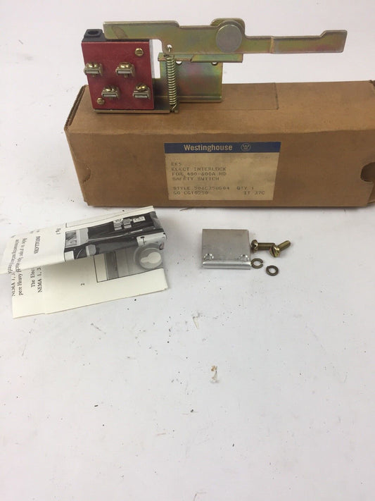 WESTINGHOUSE EK5 ELECT INTERLOCK FOR 400-600A KD SAFETY SWITCH
