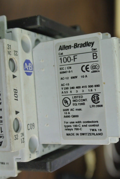 ALLEN-BRADLEY 104-C09UDJ22 REVERSING CONTACTOR  incl. 100-FSD250 + 100-F + 100-S