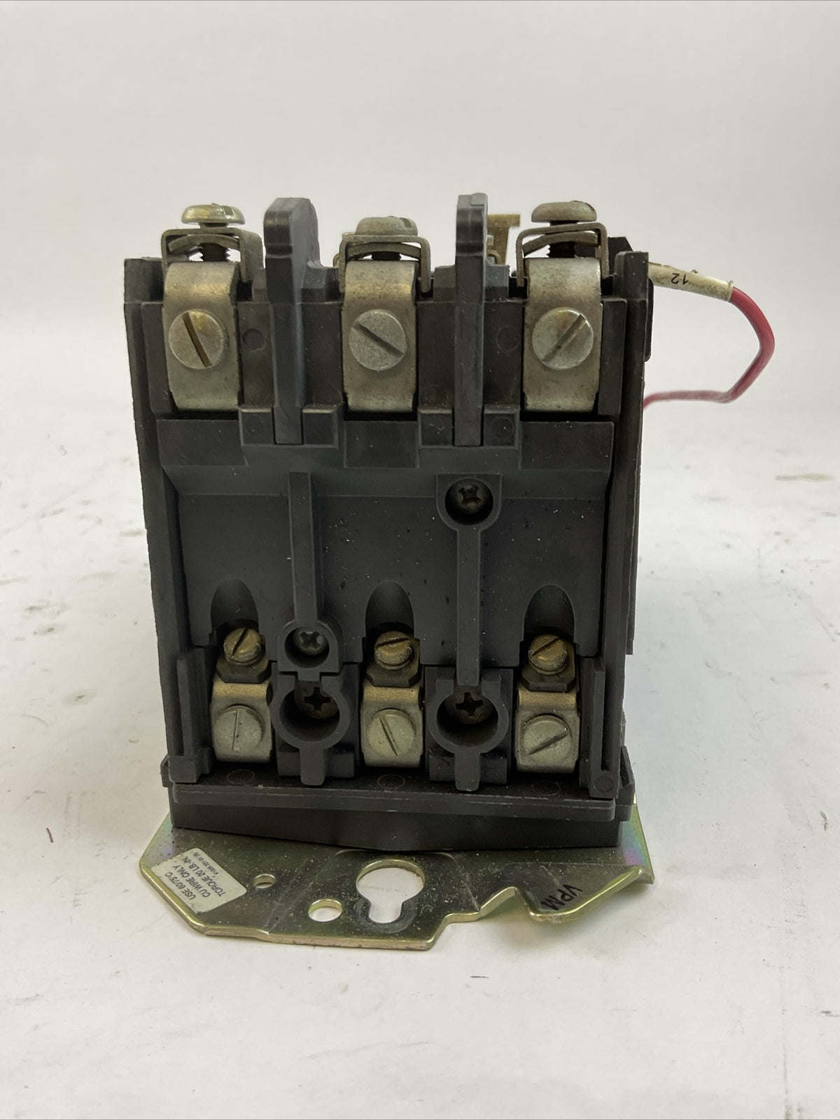 ALLEN BRADLEY 509-BOD SER B 600VAC 27A 10HP COIL 115-120V W47 HEATERS 509-B0D