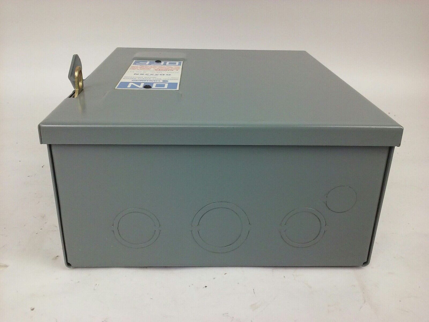 CHALLENGER GD222SN, SAFETY SWITCH, 60A, 240V, SINGLE PHASE FUSIBLE, 10 H.P. NEW