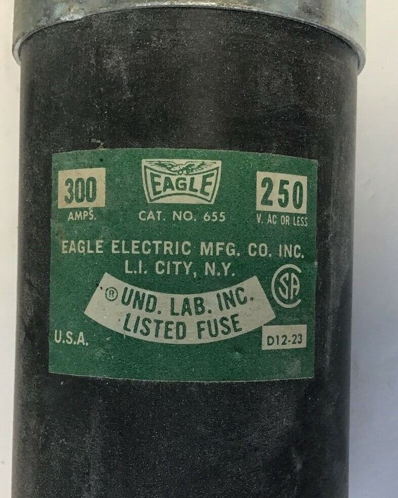 EAGLE ELECTRIC 655 300A 250VAC FUSE