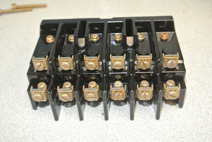 ALLEN-BRADLEY Z-31951 / SET of CONTACTS w/ SUPPORT / 6 POLE / NEW SURPLUS