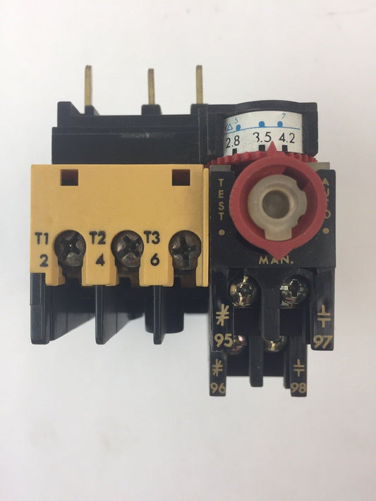ALLEN BRADLEY 193-BSB42 OVERLOAD RELAY 2.8-4.2A SER A