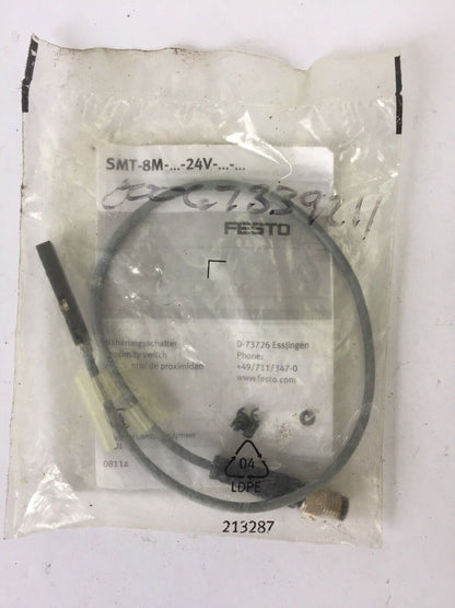 FESTO SMT-8M-PS-24V-K-0.3-M8D PROXIMITY SWITCH
