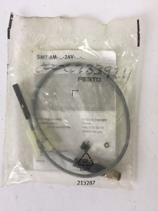 FESTO SMT-8M-PS-24V-K-0.3-M8D PROXIMITY SWITCH