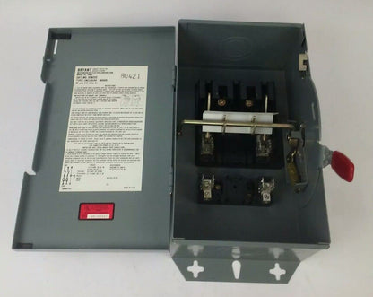 WESTINGHOUSE HFN222 FUSIBLE SAFETY SWITCH 2P, 60A, 240V, TYPE 1 INDOOR, 10HP