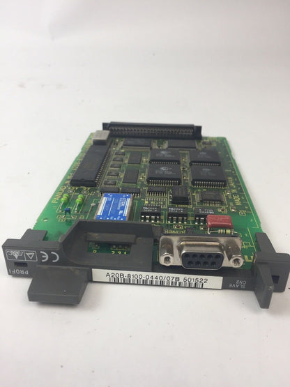 FANUC A20B-8100-0440/07B MINIBUS PROFIBUS COMM BOARD SLAVE CN2