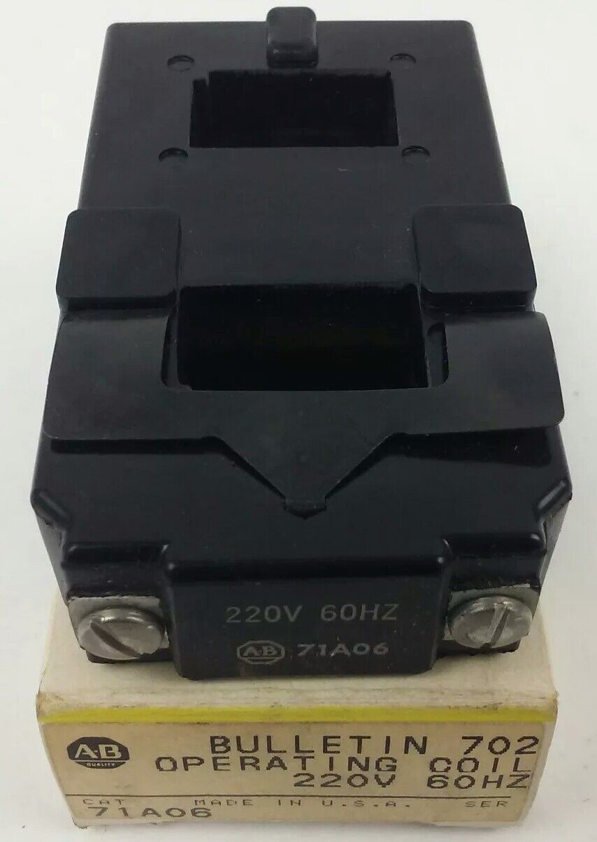 ALLEN BRADLEY 71A06, COIL, 220V @ 60HZ, SIZE 1, NEW OTHER GREAT CONDITION