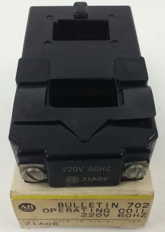 ALLEN BRADLEY 71A06, COIL, 220V @ 60HZ, SIZE 1, NEW OTHER GREAT CONDITION