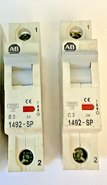 ALLEN BRADLEY 1492-SP1 (C020,B030,B040,C050,C100(2X) CIRCUIT BREAKER***LOTOF6***