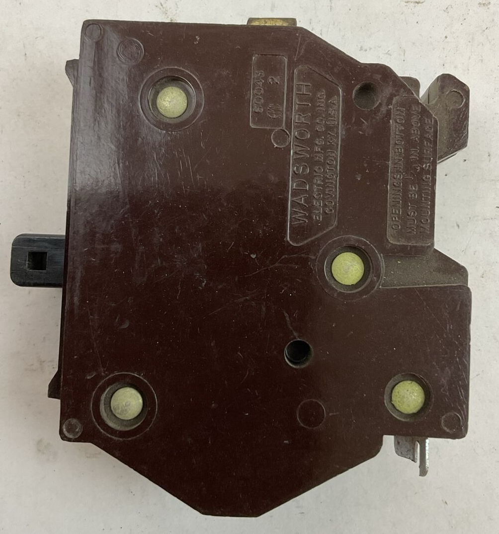 WADSWORTH B1520 15/20AMP 2POLE 120/240VAC CIRCUIT BREAKER