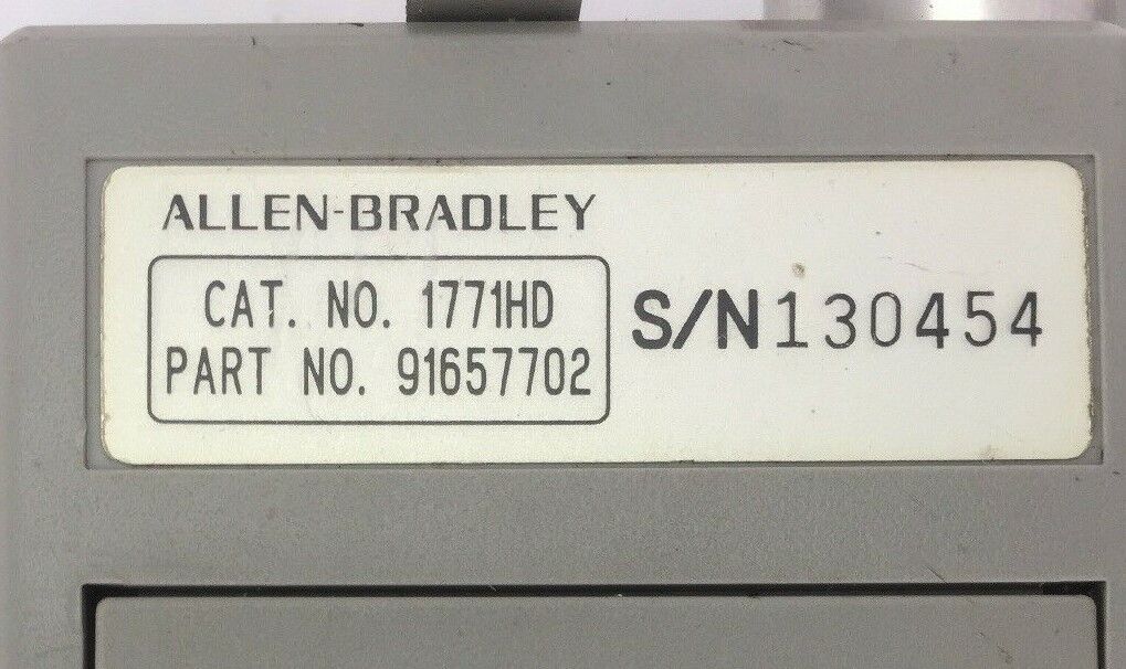 ALLEN BRADLEY 1771HD TEACH PENDANT