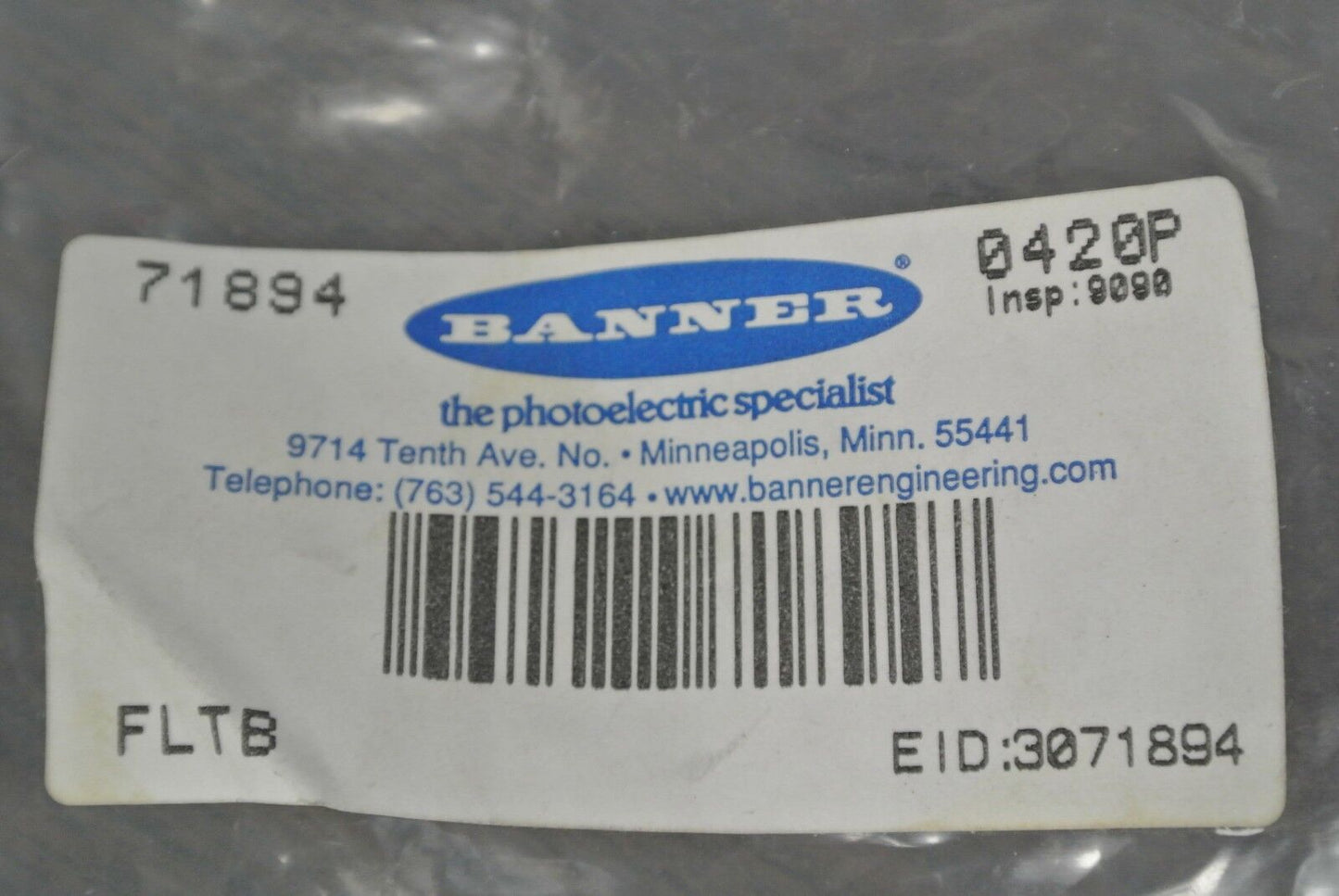 BANNER FLTB / 71894 PresencePLUS BLUE FILTER KIT incl. RETAINER & RETAINER TOOL