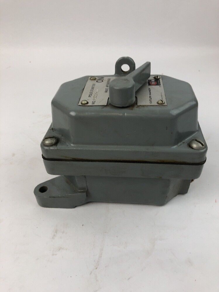 CUTLER HAMMER 9101H96A MANUAL X LINE STARTER NEMA 4&5 A.C. 115/230 VOLTS 1HP MAX