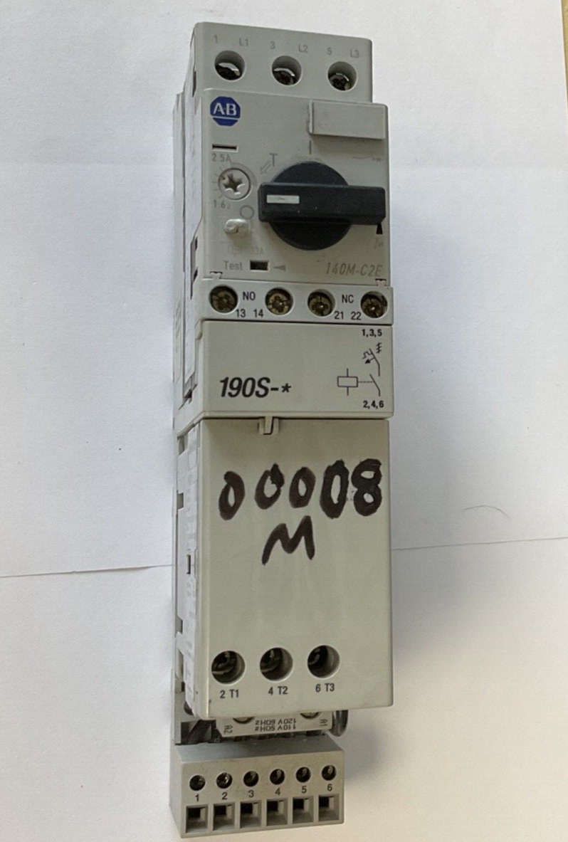 ALLEN BRADLEY 190S-AND2-CB25C COMBINATION STARTER SER.A