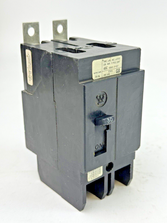 WESTINGHOUSE - GB2030 - BOLT-ON CIRCUIT BREAKER - 2 POLE/240VAC/30A - NEW