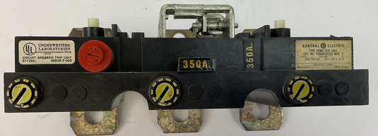 GE TKMA836T350 MOD 2 TYPE TKMA TRIP UNIT 350AMP 3POLE