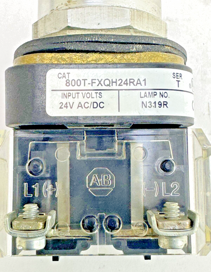 ALLEN-BRADLEY - 800T-FXQH24RA1 SER. T -RED MUSHROOM PUSH/PULL BUTTON W/ 800T-XA1
